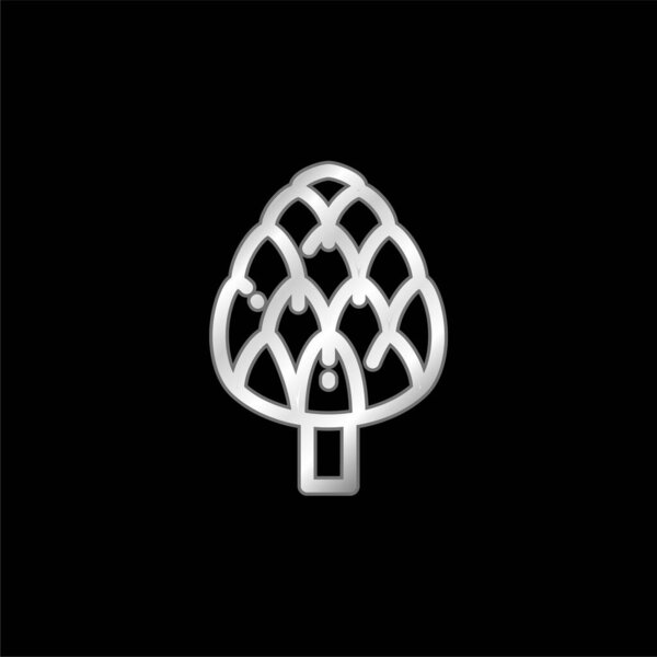 Металлическая икона с серебряным артишоком