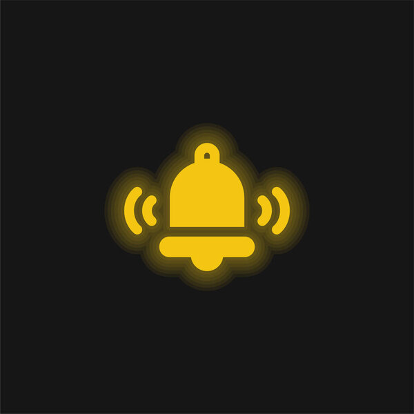 Сияющий неоновый значок