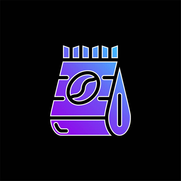 Значок синего градиента