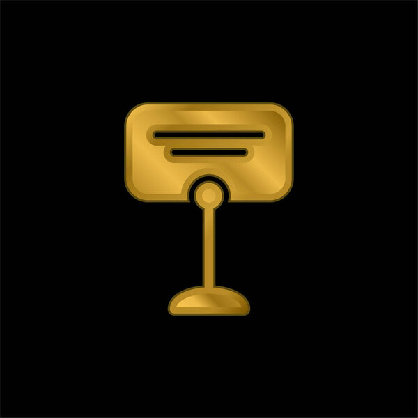 Забронированная металлическая икона или вектор логотипа