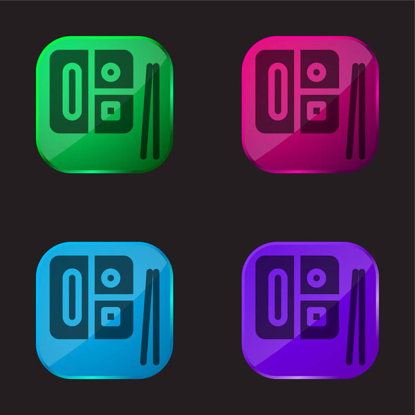 Четвероцветная кнопка