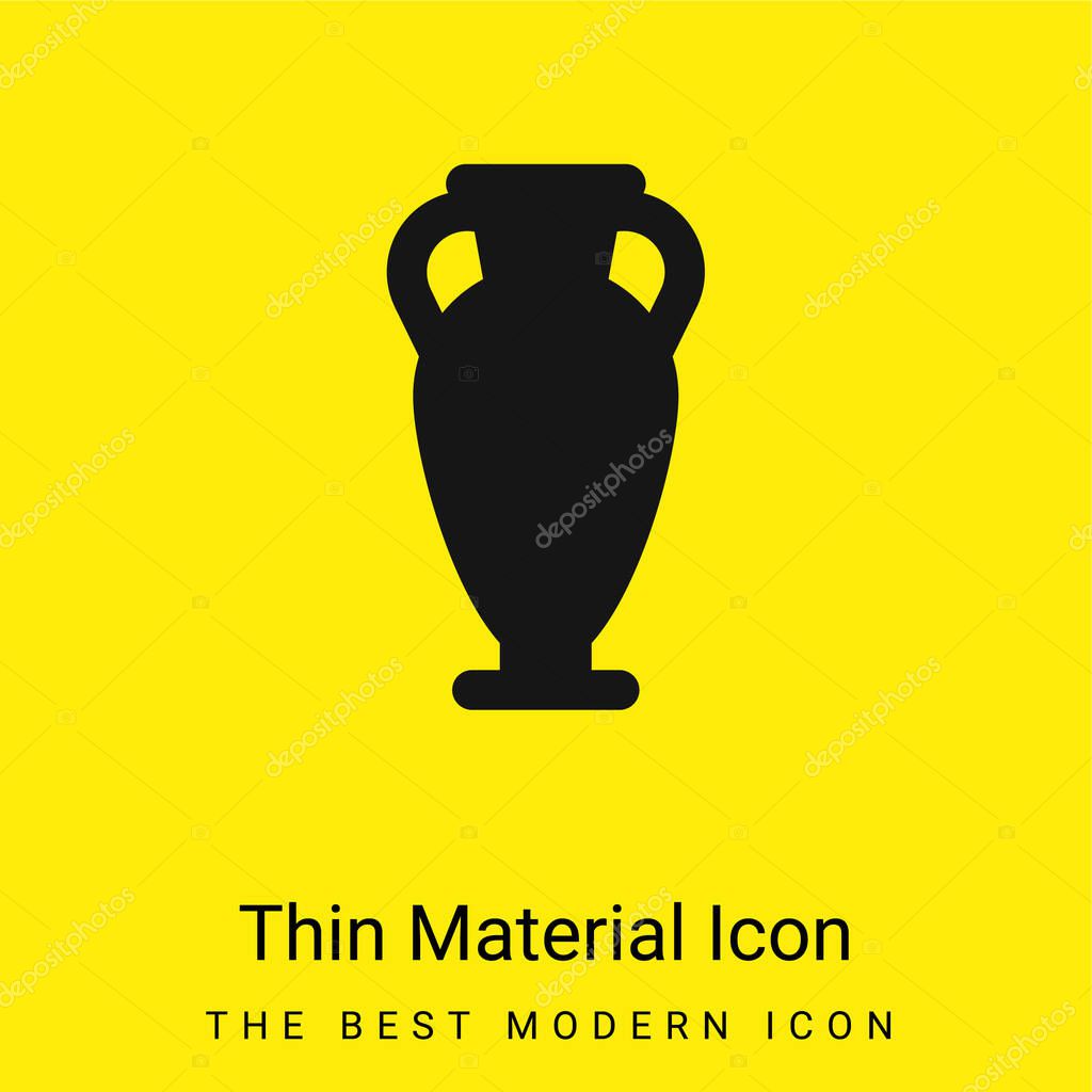 Amphora minimal bright yellow material icon