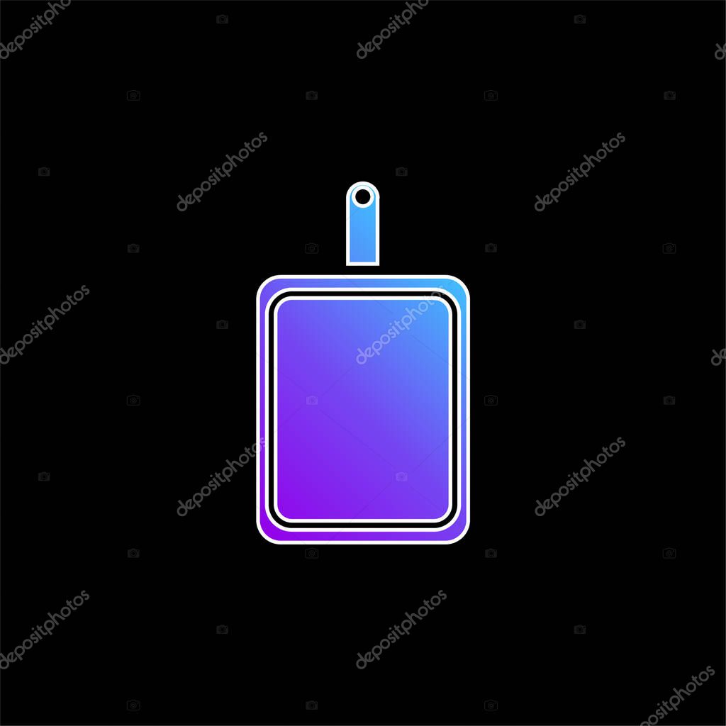 Board blue gradient vector icon