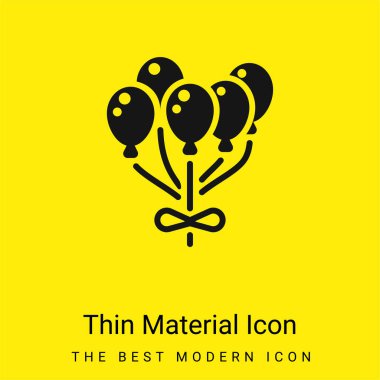 Balon en az parlak sarı madde simgesi