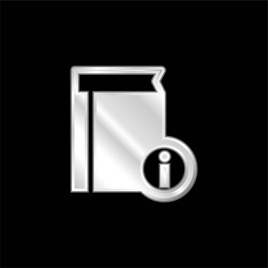 Kitap Bilgileri gümüş kaplama metalik simge