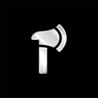 Balta gümüş kaplama metalik simge