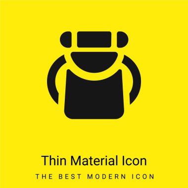 Sırt çantası en az sarı malzeme simgesi