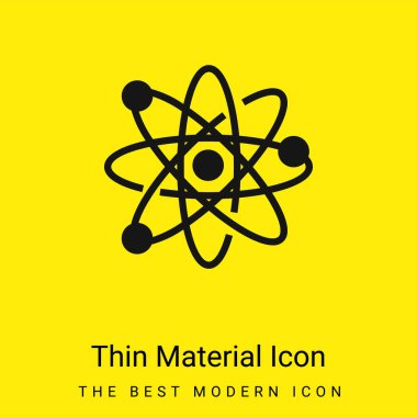 Atom minimal parlak madde simgesi