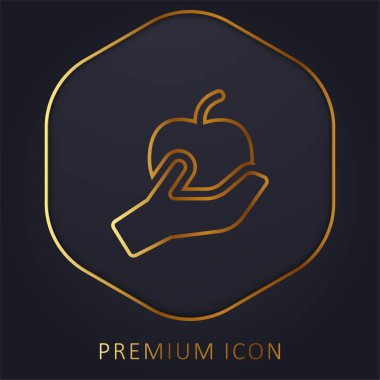Elma hattı premium logosu veya simgesi