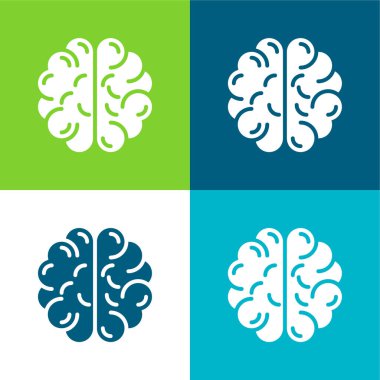 Beyin Düzlüğü 4 renk en küçük simge kümesi