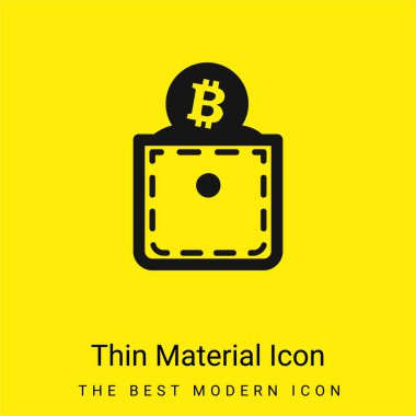 Bitcoin Cep Asgari Parlak Sarı Madde simgesi