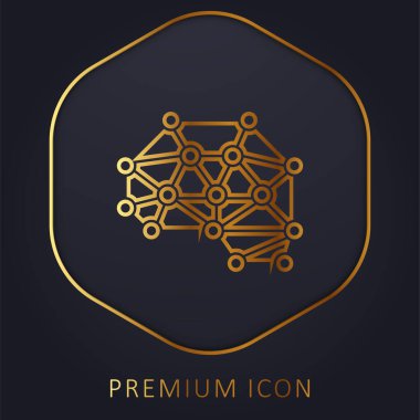 Yapay Zeka Altın Çizgisi logosu veya simgesi