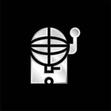 Bingo gümüş kaplama metalik simge