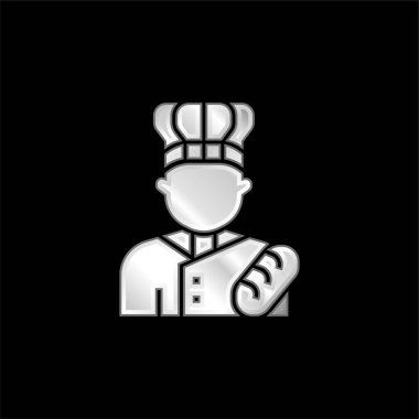 Baker gümüş kaplama metalik simgesi