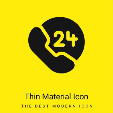 24 Saat Minimum Parlak Sarı Madde simgesi