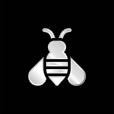 Arı gümüşü kaplama metalik simge