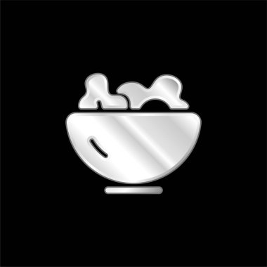 Gümüş kaplama metalik simge