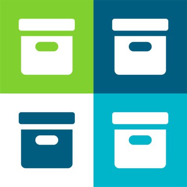 Kutu Düzlüğü 4 renk en küçük simge kümesi