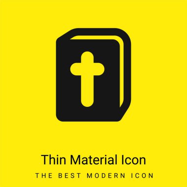 İncil kitabı en az parlak sarı malzeme simgesi