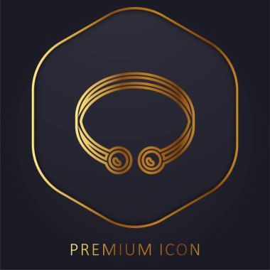 Altın bilezik prim logosu veya simgesi