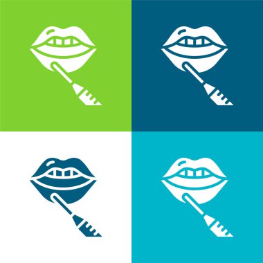 Botoks Düz Renk en az simge kümesi