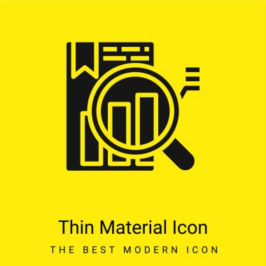 Analiz en az parlak sarı madde simgesi