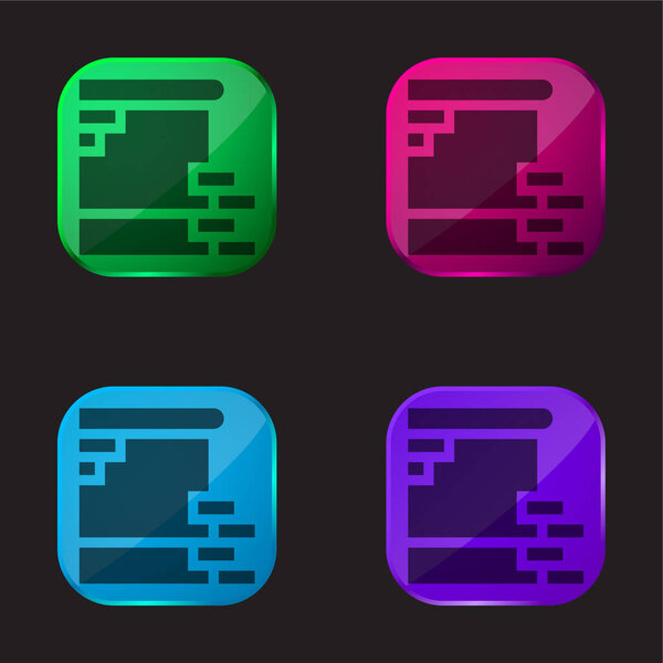 Четырёхцветная кнопка