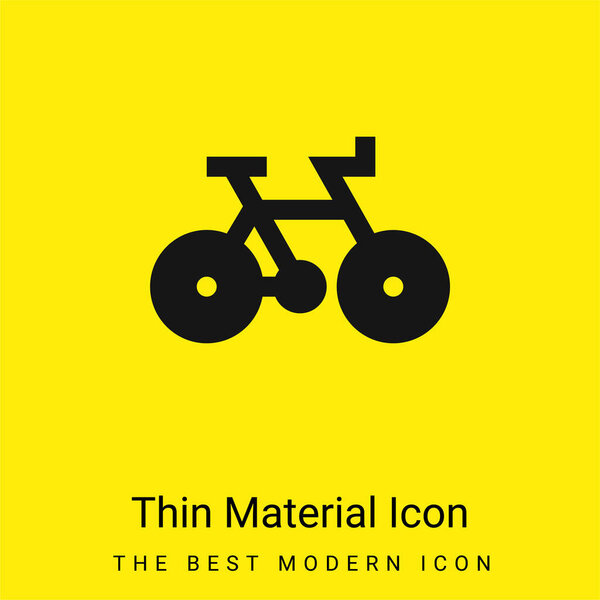 Минимальная ярко-желтая иконка