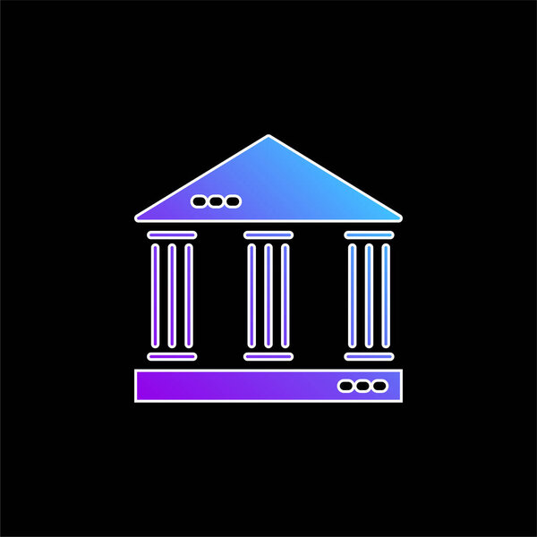 Значок голубого градиента