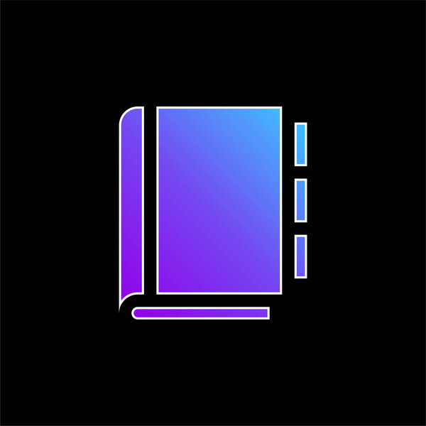 Appointment Book blue gradient vector icon