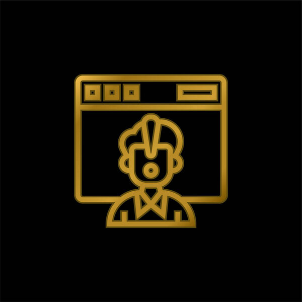 Запрещённый доступ к металлической иконке или вектору логотипа