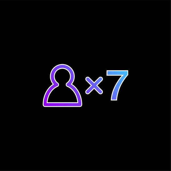 Символ "Синий градиент"