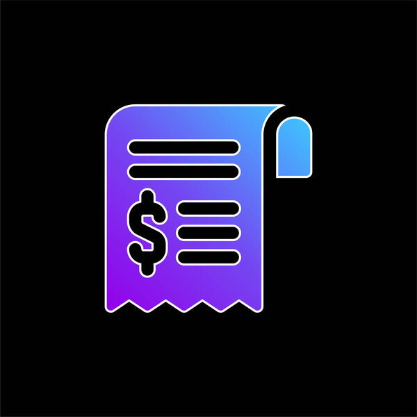 Значок синего градиента