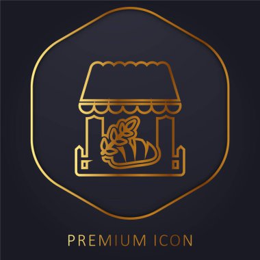 Fırın Altın Hat prim logosu veya simgesi