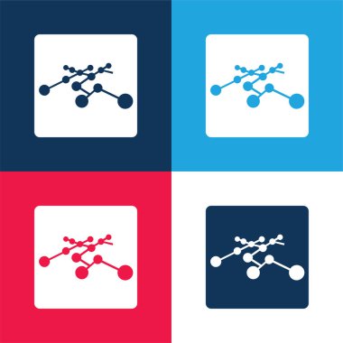 Bettercode logosu mavi ve kırmızı en küçük simge kümesi