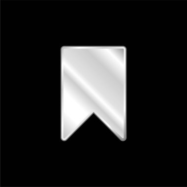 Yer imi gümüş kaplama metalik simge