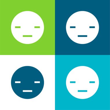 Sıkıcı Düz Düz Renk en küçük simge kümesi