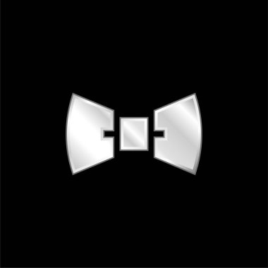 Yay, gümüş kaplama metalik simge