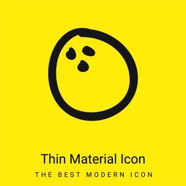 Ball Beach Entertainment Hand Oyuncak Asgari sarı malzeme ikonu