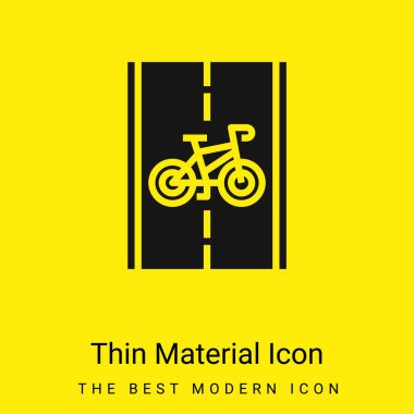 Bisiklet Yolu en az sarı madde simgesi