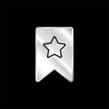 Yer imi gümüş kaplama metalik simge