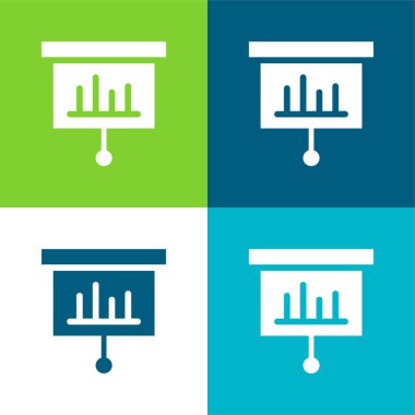 Çubuk Tablosu Düz Renk en az simge kümesi
