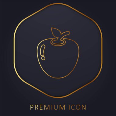 Elma hattı premium logosu veya simgesi