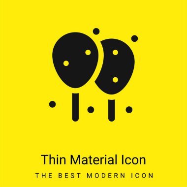 Balonlar çok az parlak sarı madde simgesi