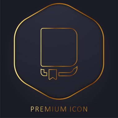 Yer İmi Altın Satır prim logosu veya simgesi olan Kitap