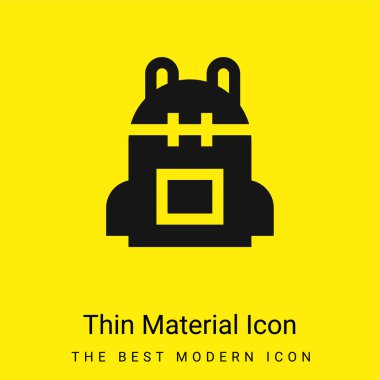 Sırt çantası en az sarı malzeme simgesi