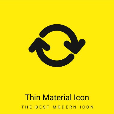 Oklar Çemberi en az parlak sarı malzeme simgesi