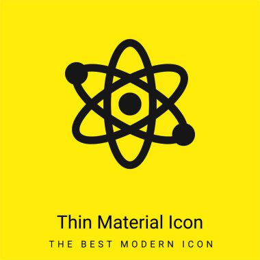 Atom minimal parlak madde simgesi