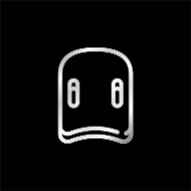 Suda gümüş kaplama metalik simge