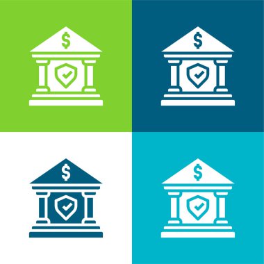 Düz Düz Düz Renk simgesi kümesi